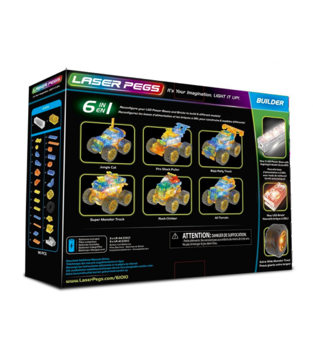 Laser pegs super monster truck online